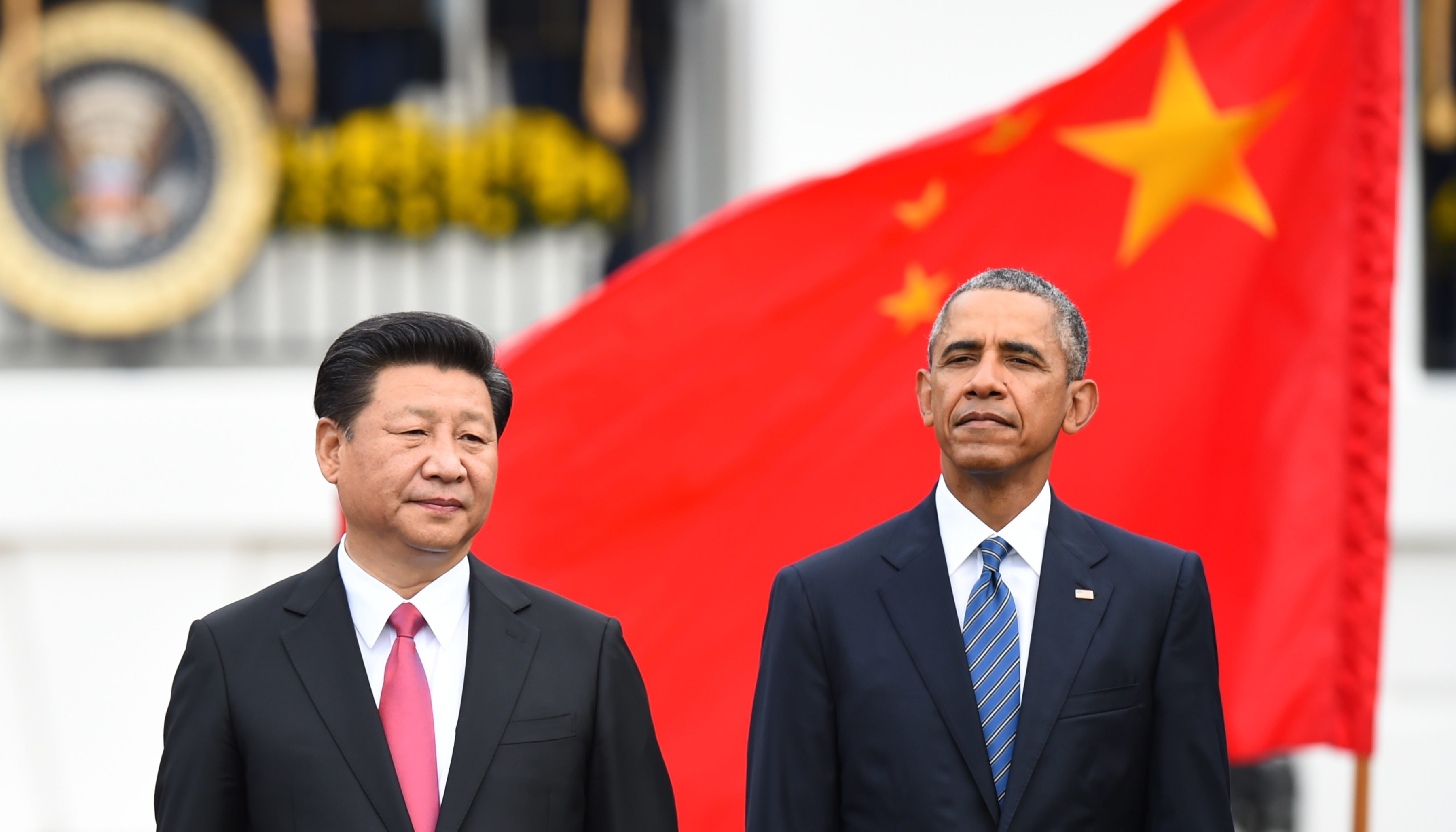 US President Obama hosts Chinese President Xi Jinping at the White House for a State visit on September 25, 2015 in Washington,DC. AFP PHOTO/JIM WATSON